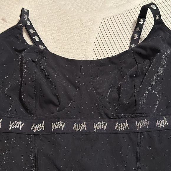 YITTY shapewear thong bodysuit 3x never worn black sparkly - Picture 2 of 7